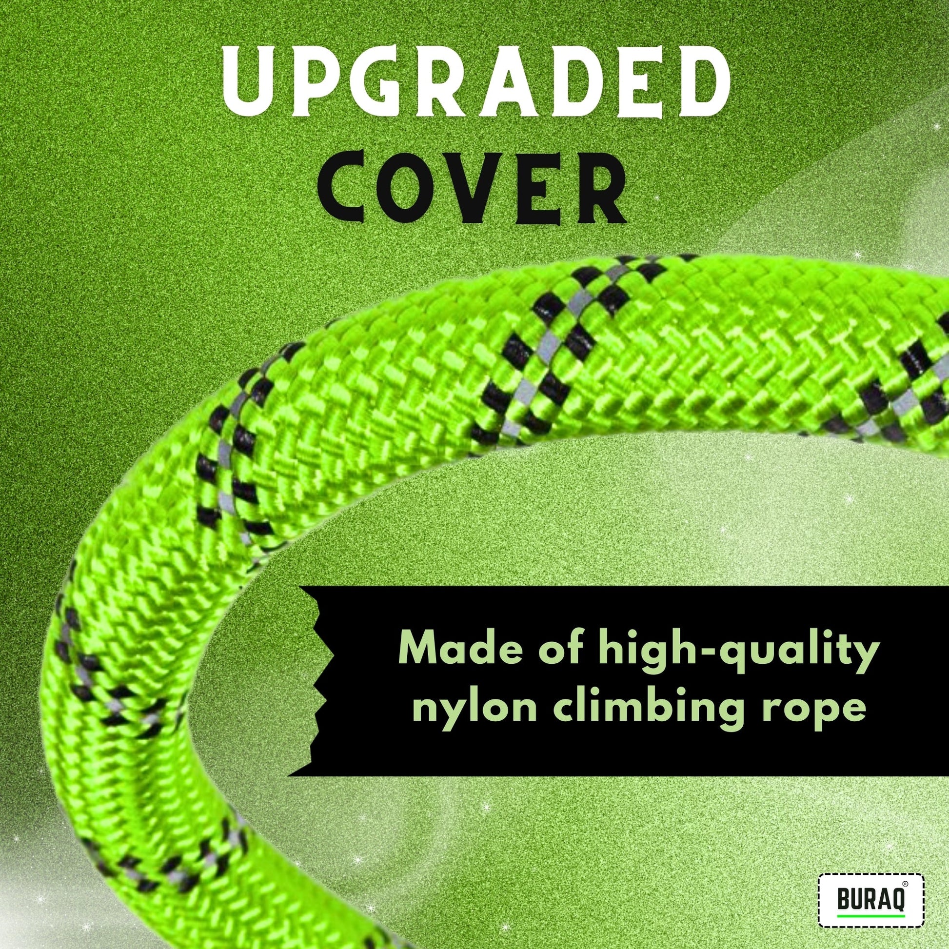 Heavy Duty Dog Leash – Reflective Rope with Padded Grip - BURAQ PETS
