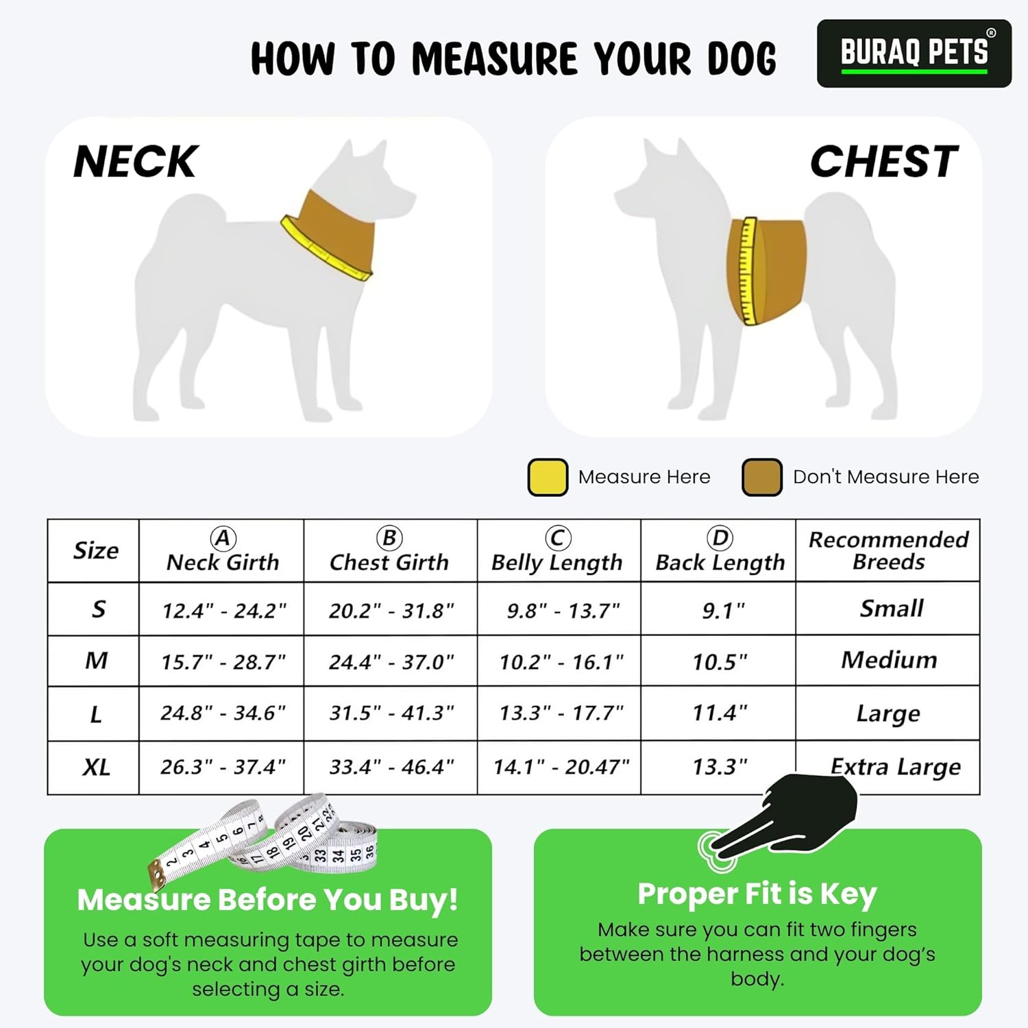 Military Tactical Dog Harness – Heavy - Duty Adjustable Vest for Training, Hiking & Patrol - BURAQ PETS