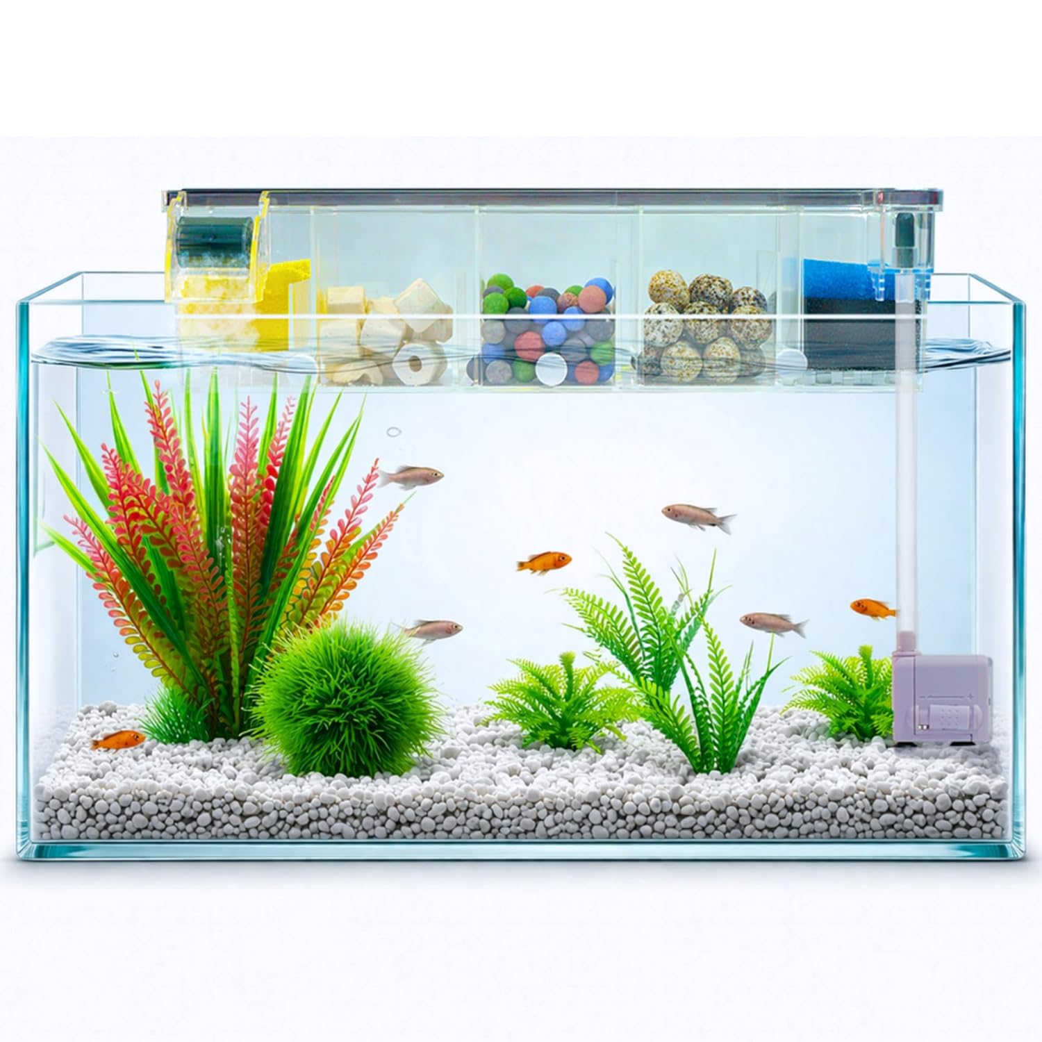 Multifunctional External Waterfall Aquarium Filter with Bio - Wheel - BURAQ PETS