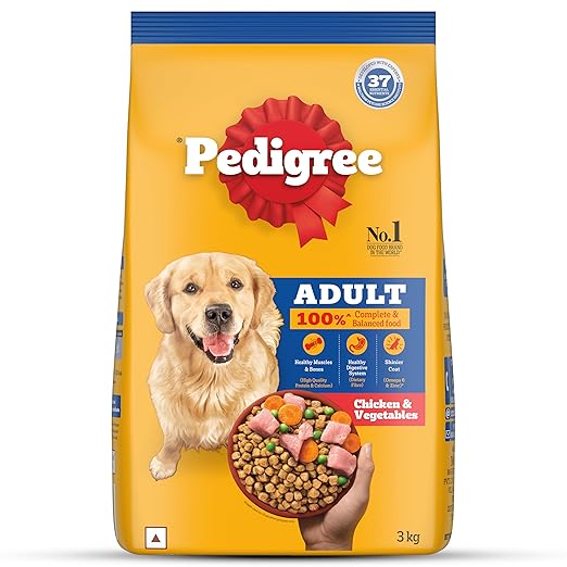 Pedigree Adult Dry Dog Food ( Flavour - Chicken & Veg. ) - BURAQ PETS