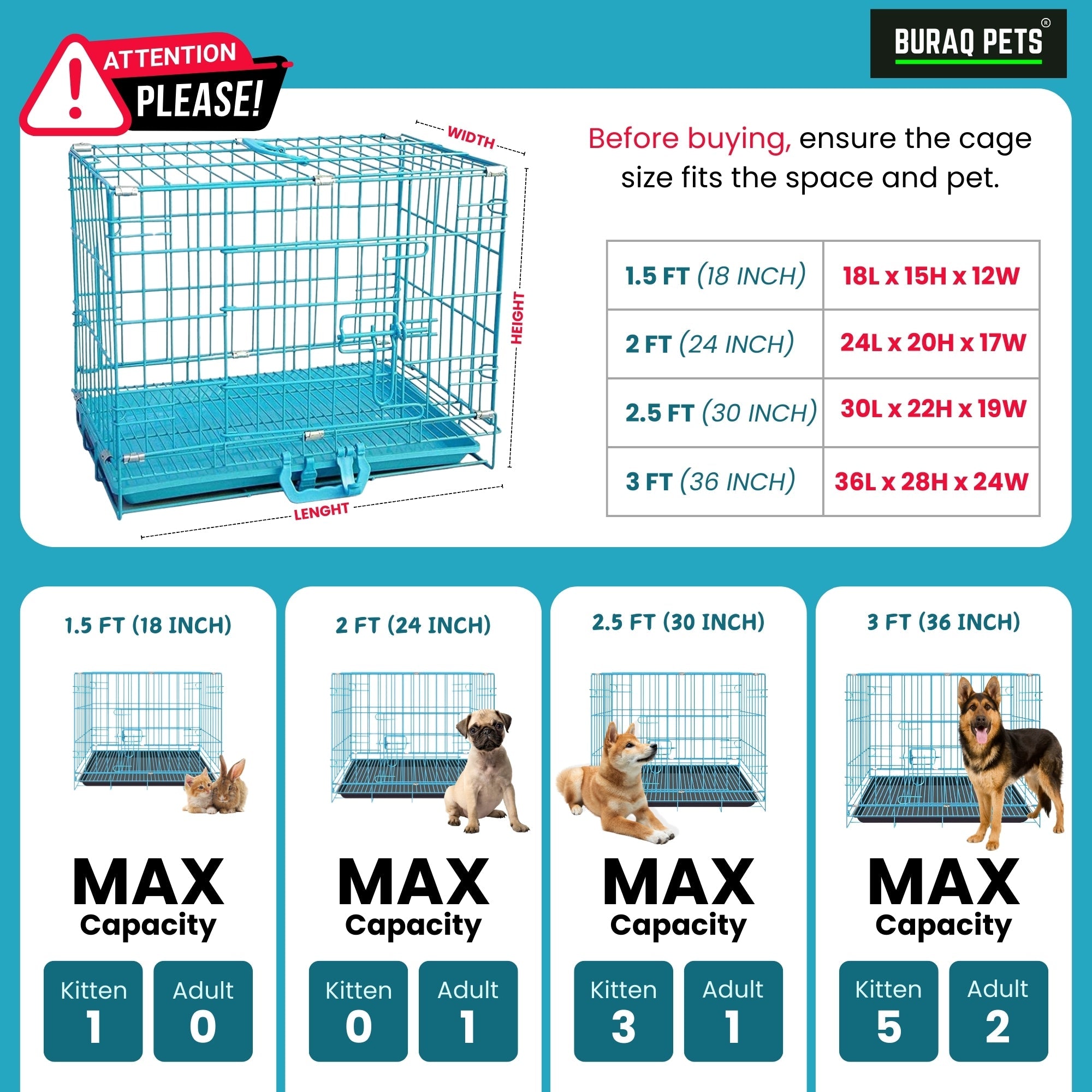 Pet Cage - BURAQ PETS