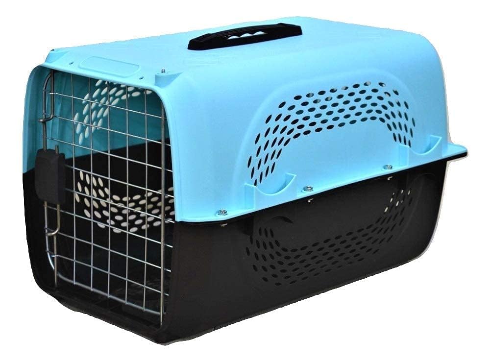 Pet Carrier for Cats & Puppies – Travel Crate with Handle & Vents - BURAQ PETS