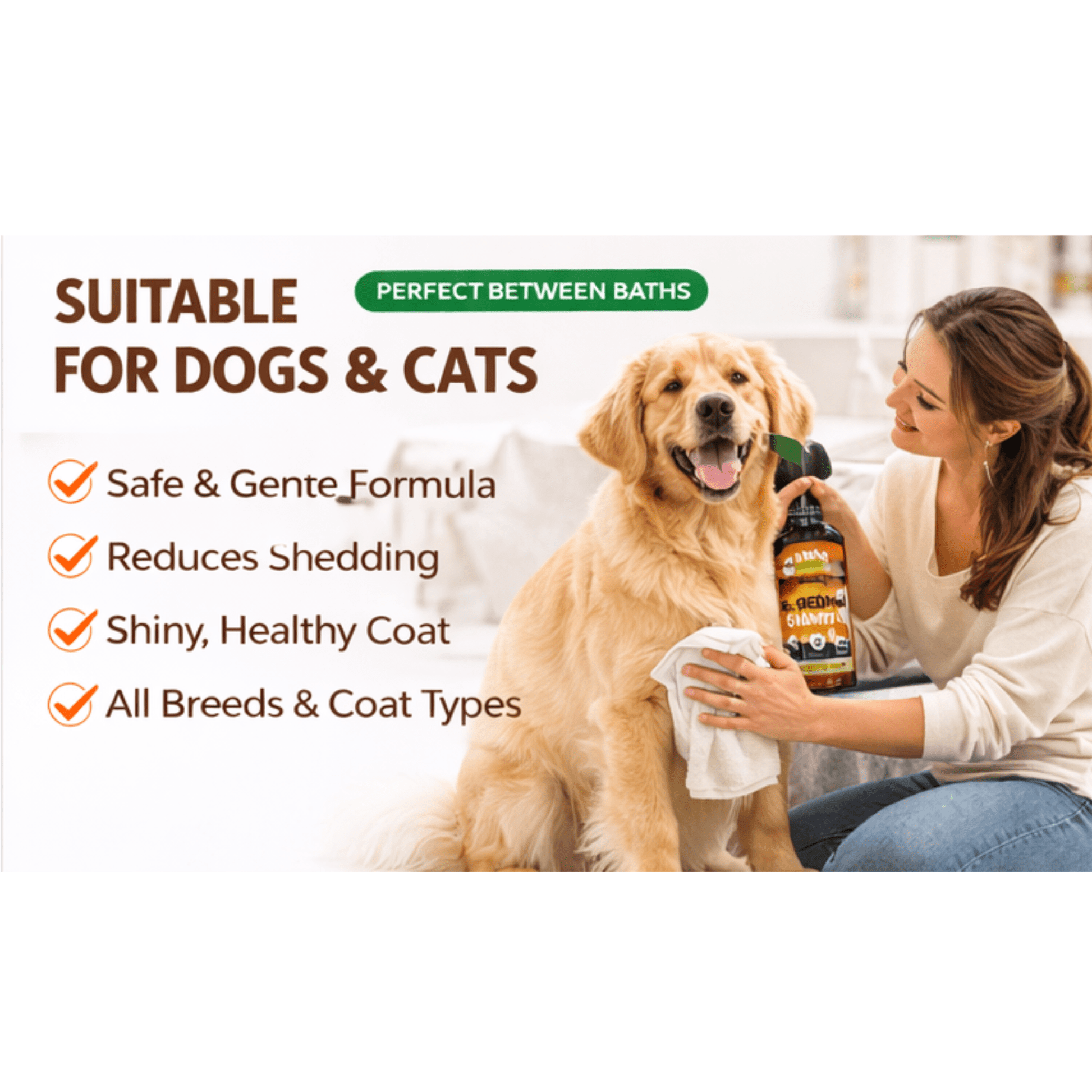 Pet De - Shedding Shampoo – Hair Fall Control - BURAQ PETS