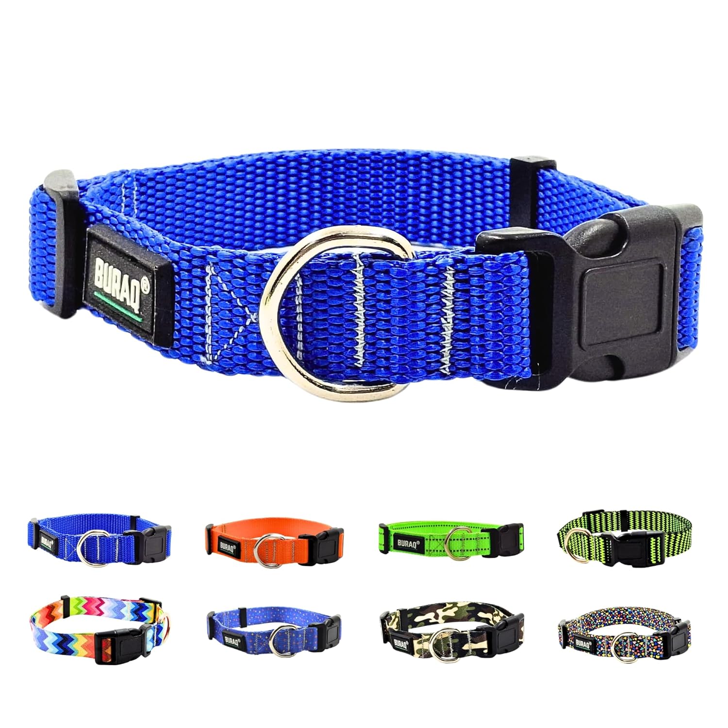 Premium Dog Collar – Premium Nylon with Quick Release Buckle ( Multiple Pattern ) - BURAQ PETS