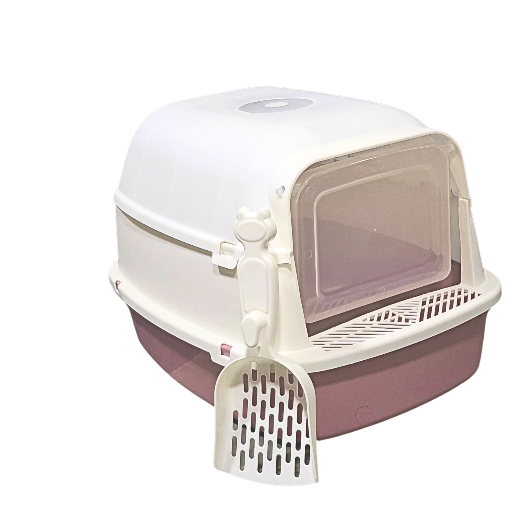 Premium Enclosed Cat Litter Box with Door & Scoop – Odor Control, Easy Clean, Spacious & Stylish - BURAQ PETS