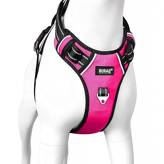 Premium No - Pull Dog Harness – Reflective & Soft - Padded Chest Belt - BURAQ PETS