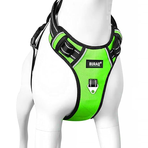 Premium No - Pull Dog Harness – Reflective & Soft - Padded Chest Belt - BURAQ PETS