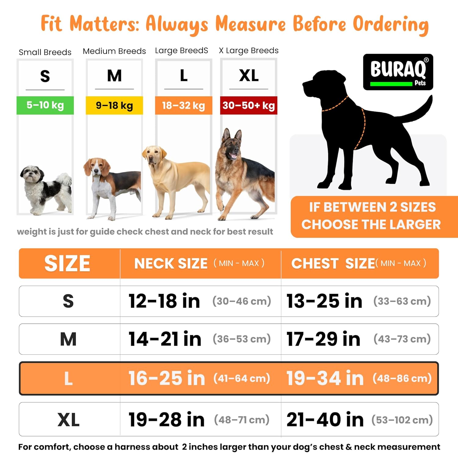 Premium No Pull Dog Harness with Leash - Adjustable Padded Vest - BURAQ PETS