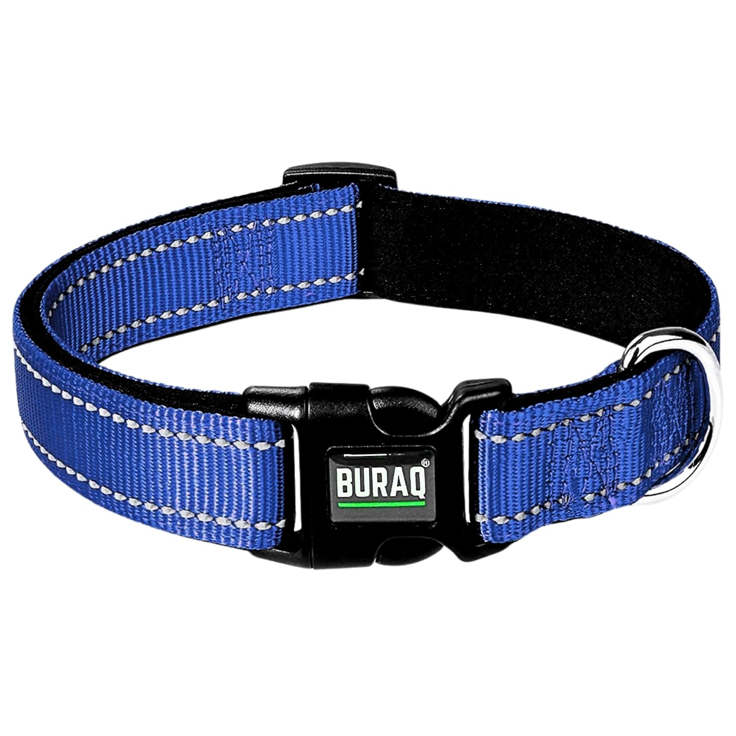 Premium Reflective Dog Collar Soft Padded, Nylon, Adjustable & Comfortable - premium pet product by Buraq Pets