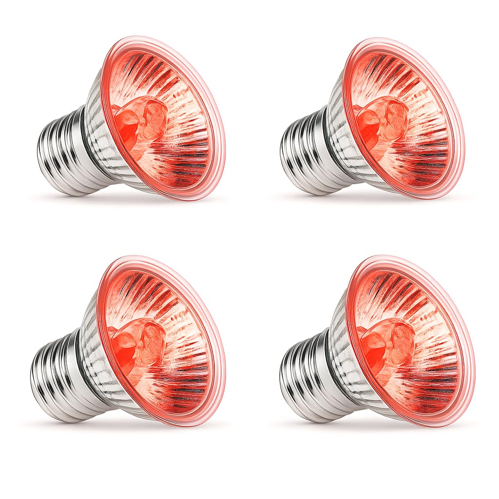 Red Infrared UVB Basking Bulb – Night Heat Lamp for Reptiles - BURAQ PETS