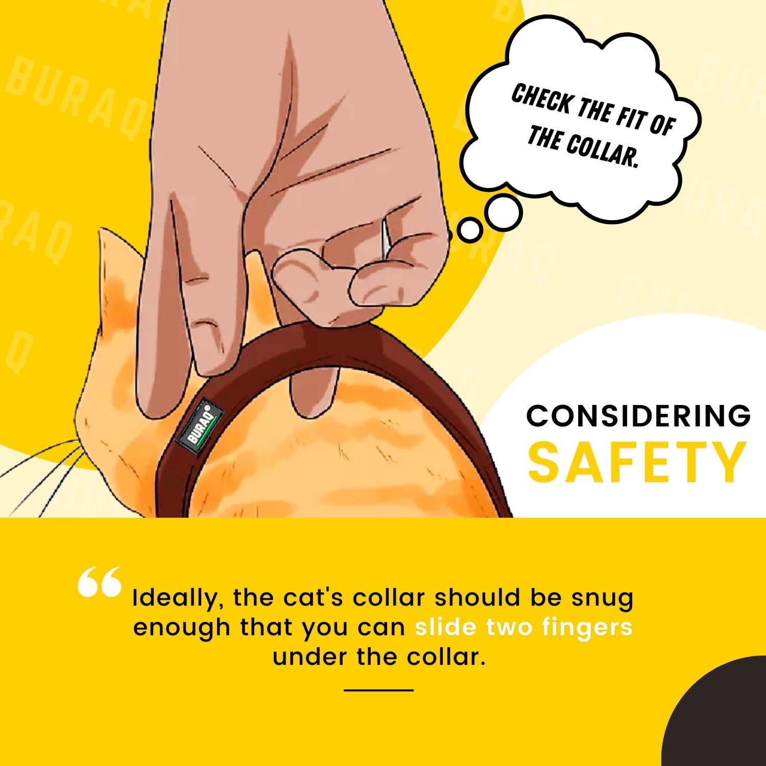 Reflective Cat Collars with Bell – Adjustable | Pack of 4 - BURAQ PETS