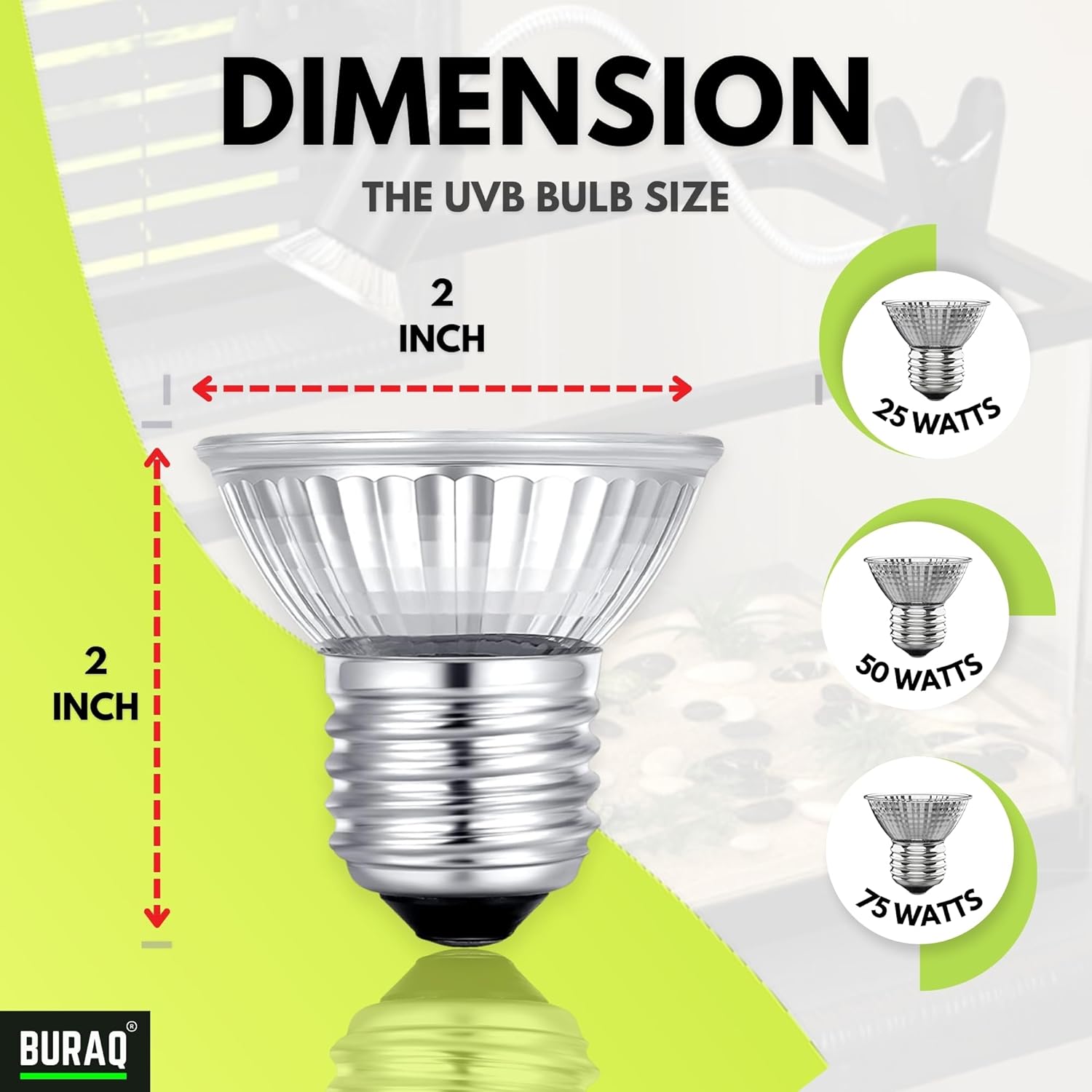 Reptile Turtle UVB Ultraviolet Basking Heat Light Bulb Combo Pack - BURAQ PETS