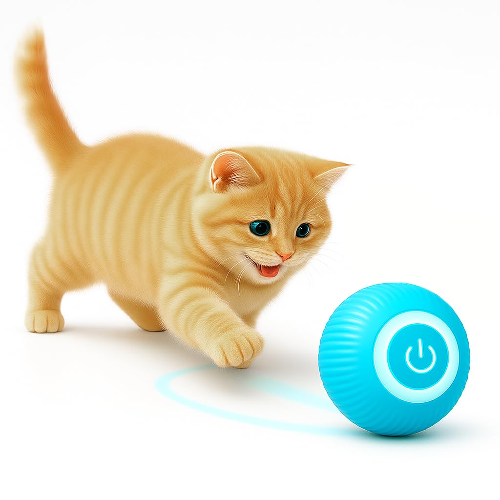Smart Gravity 360° Self Roller Ball Cat Toy - premium pet product by Buraq Pets