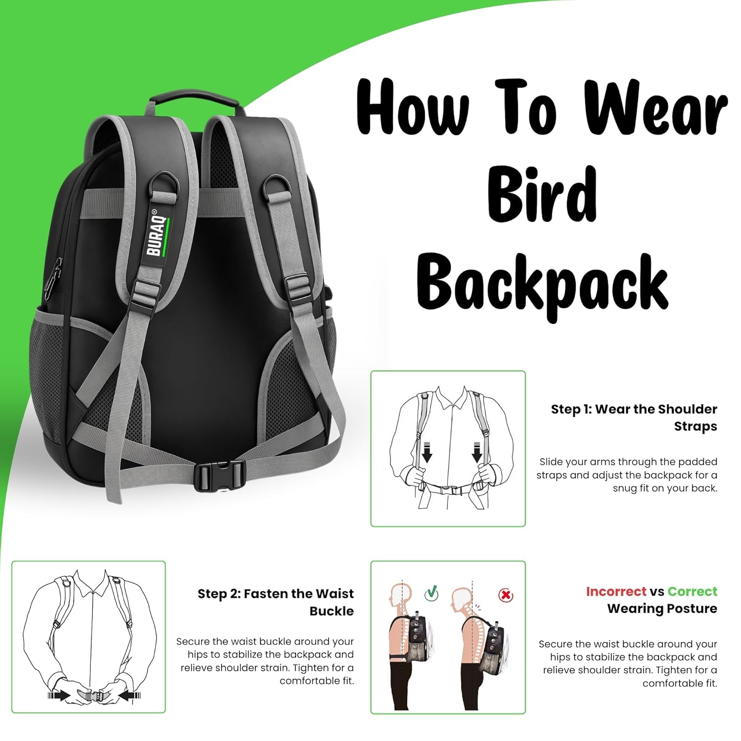 Space Capsule Bird & Pet Carrier – Transparent, Breathable Backpack for Travel - BURAQ PETS