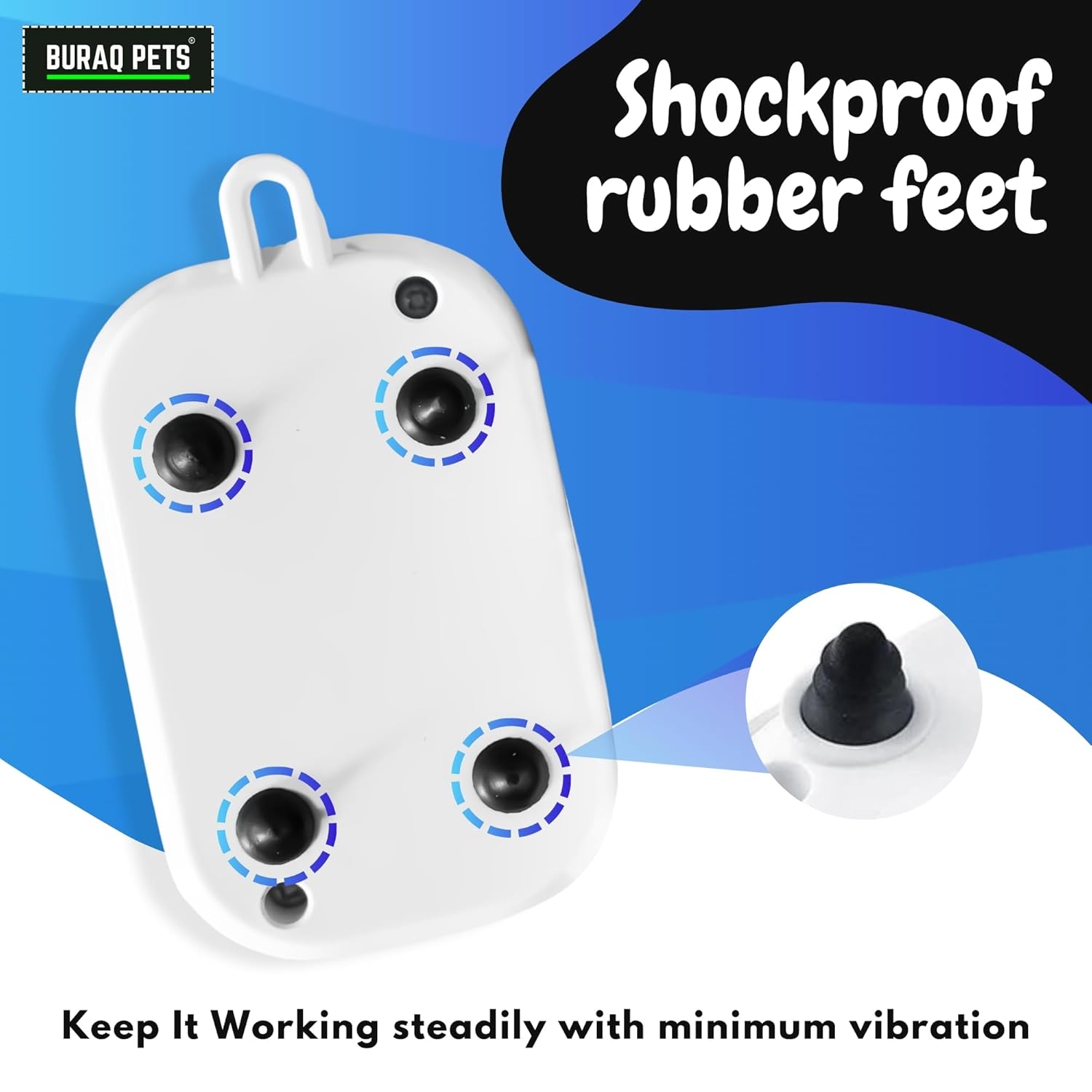 Super Silent Aquarium Air Pump, Long Lasting Performance, ( Single Outlet ) - BURAQ PETS