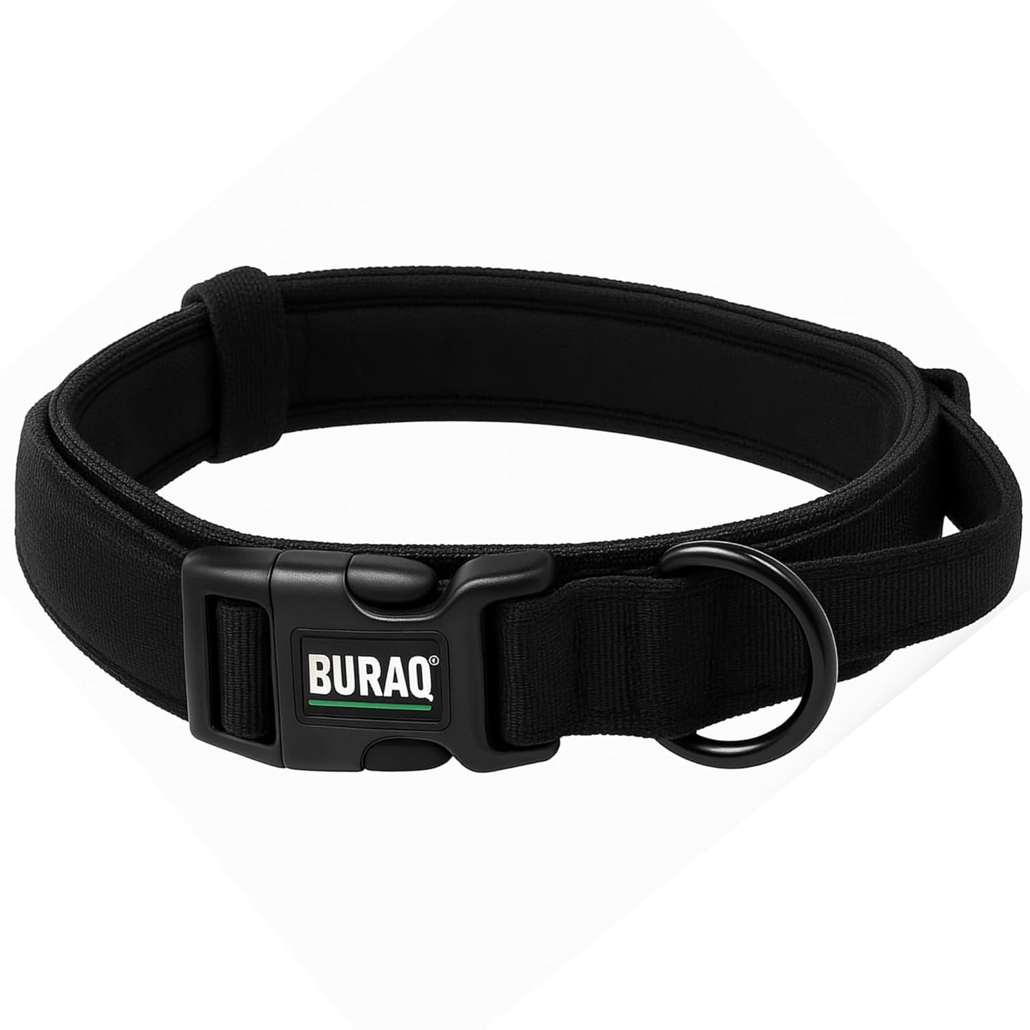 Tactical Dog Collar, Adjustable Military - Grade Nylon with Handle - BURAQ PETS