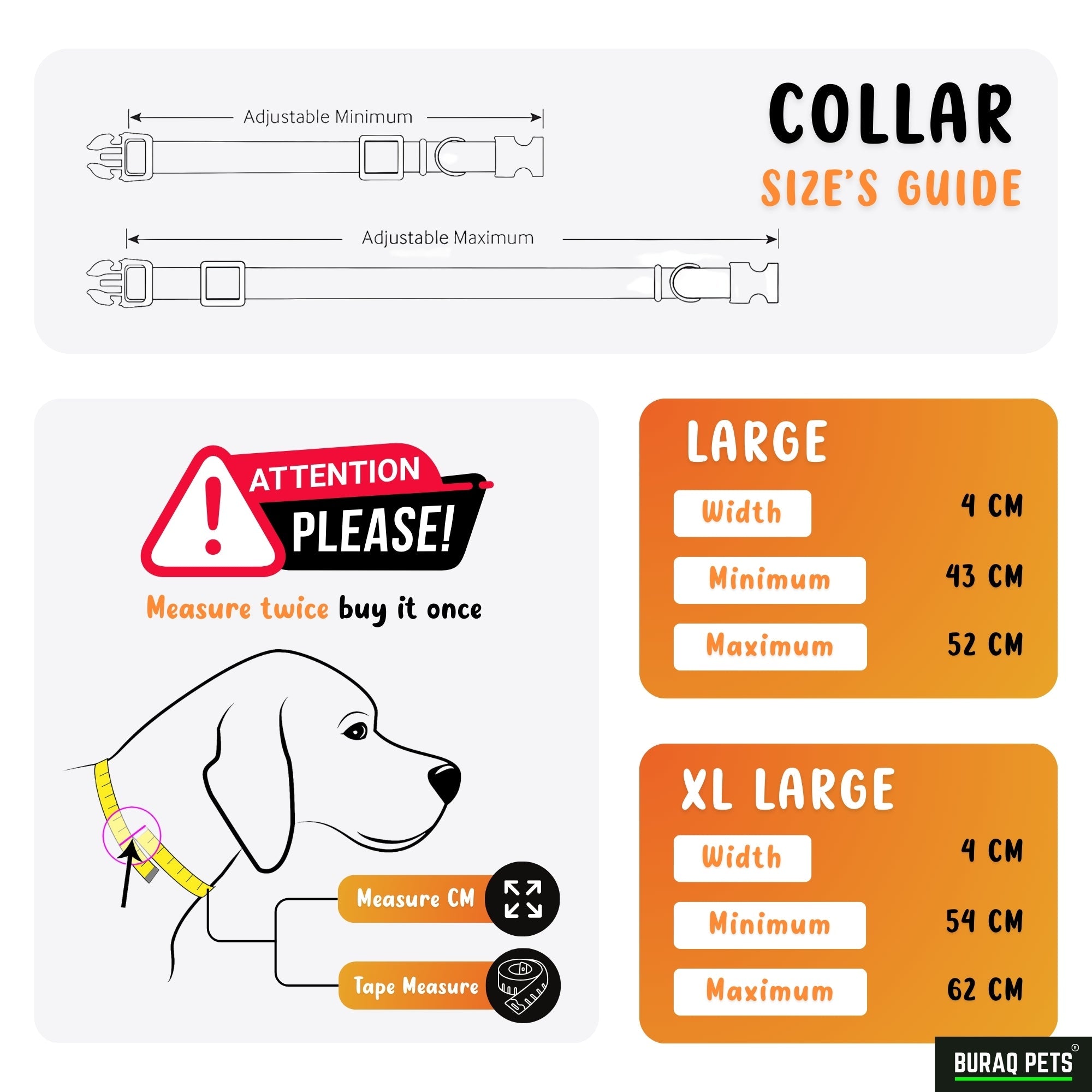 Tactical Dog Collar – Adjustable Nylon with Control Handle - BURAQ PETS
