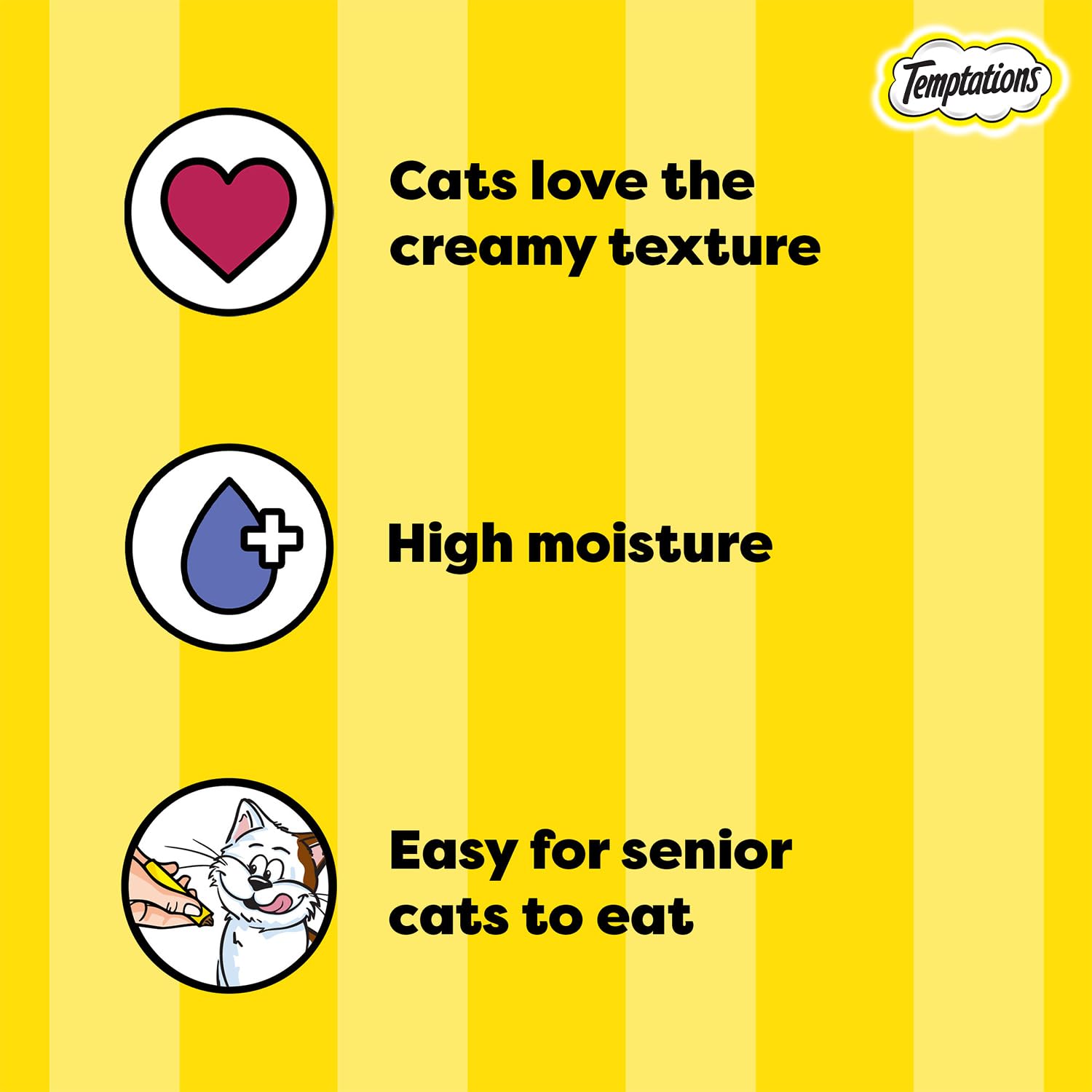 Temptations All Life Stages Cat Treats 4 Sticks - Pack Of 2 (Flavour - Salmon & Cheese & Chicken & Tuna ) - BURAQ PETS