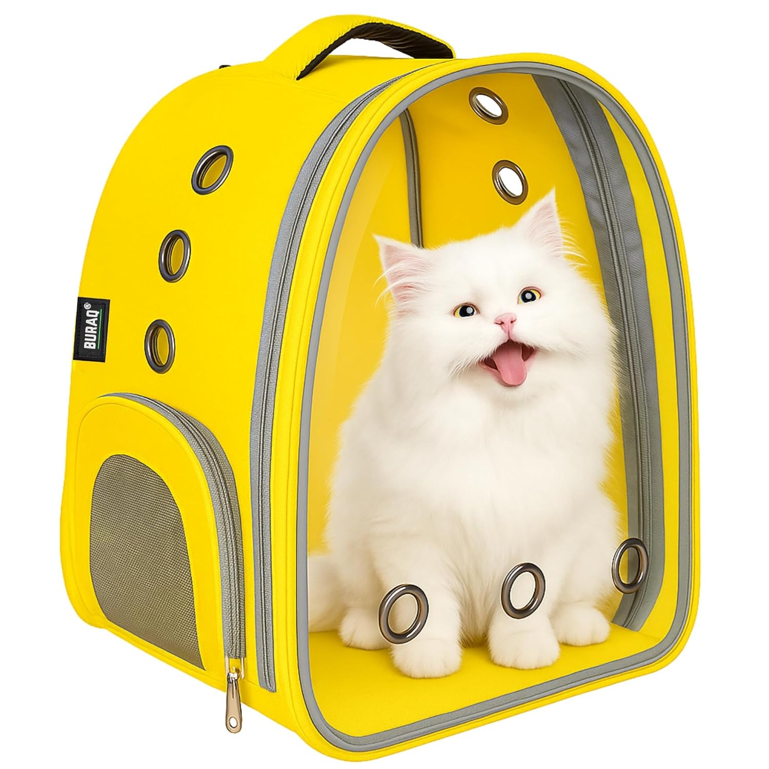 Transparent Pet Bag for Cat & Small Dog Puppy Kitty Shihtzu - BURAQ PETS