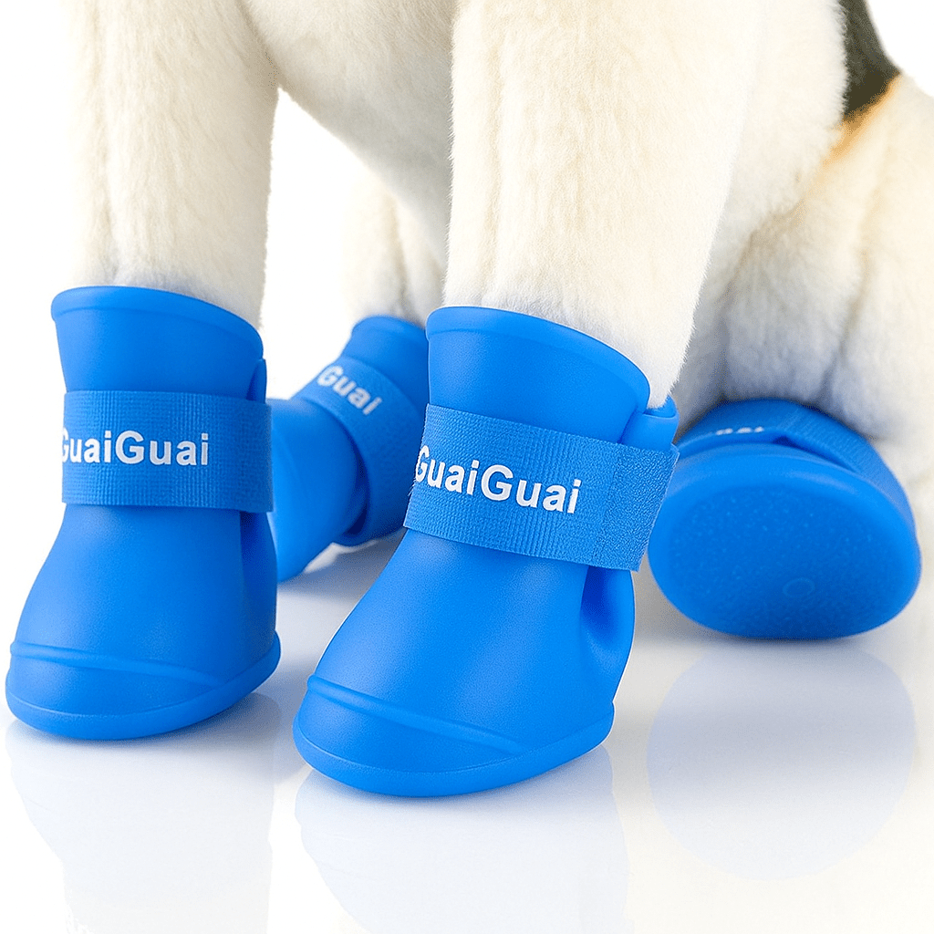 Waterproof Dog Shoes – Anti - Slip Rubber Boots for Dogs - BURAQ PETS