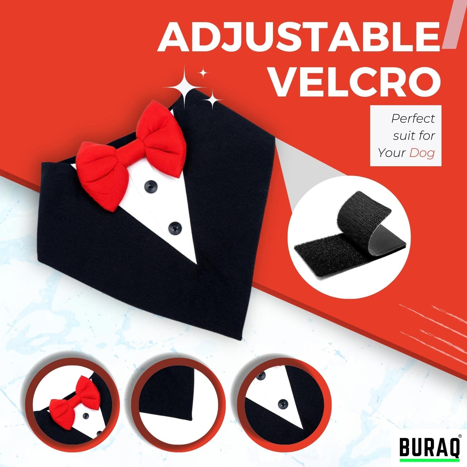 Dog bandana | Tie | bow - BURAQ PETS