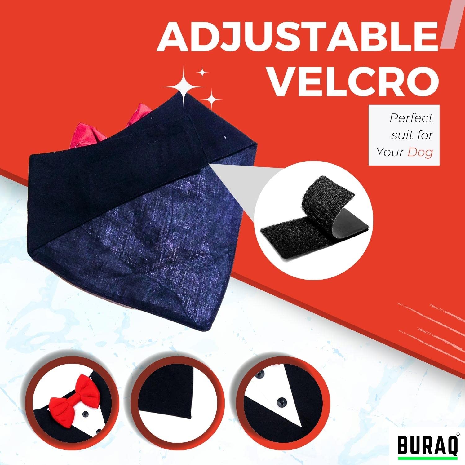Dog bandana | Tie | bow - BURAQ PETS