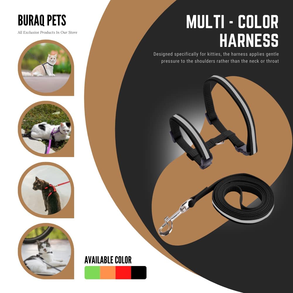 Reflective Cat Harness - BURAQ PETS