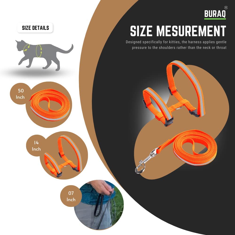 Reflective Cat Harness - BURAQ PETS